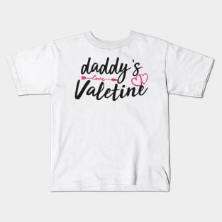 Daddy Valentine Shirt Kids T-Shirt